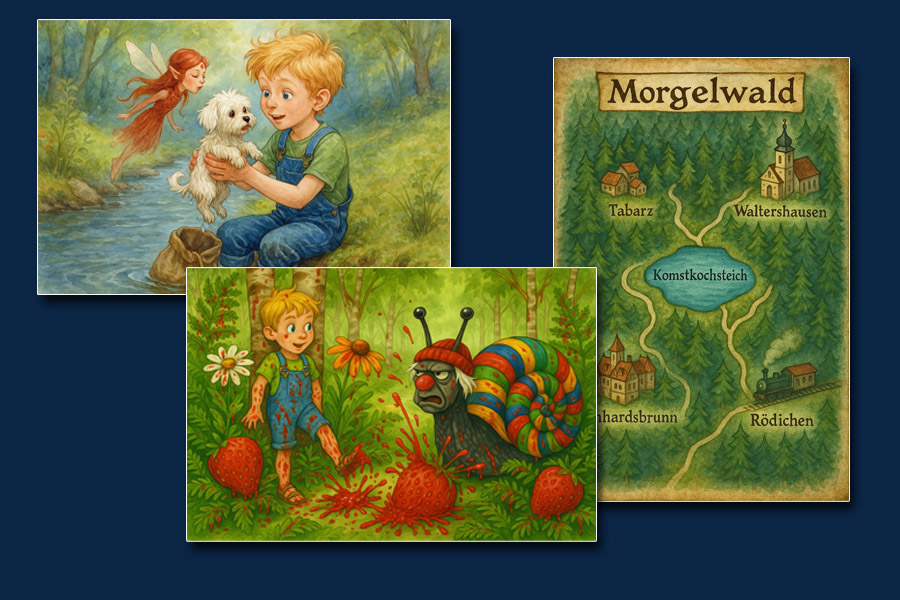 Jens K. Carl - Morgelgeschichten - Morgel und die Abenteuer in der Waldschule