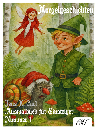 Jens K. Carl – Morgelgeschichten – Ausmalbuch für EinsteigerAC