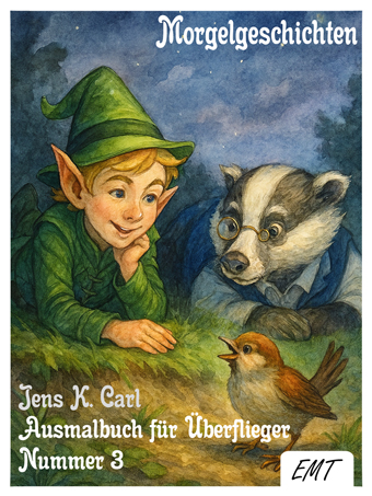 Jens K. Carl – Morgelgeschichten – Ausmalbuch für Überflieger